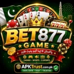 This is the Official Image of BET877 Game for Users in Pakistan